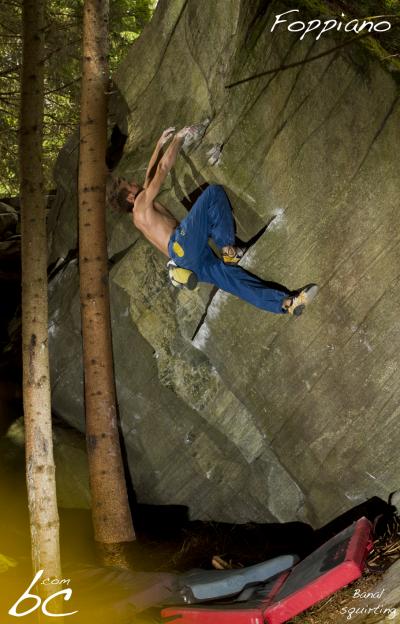 Climber in "Banal squirting"